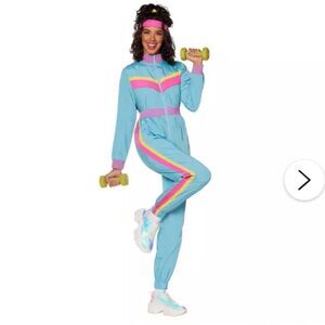 EUC Spirit Halloween Adult '80s Workout Costume L/XL (14-18)